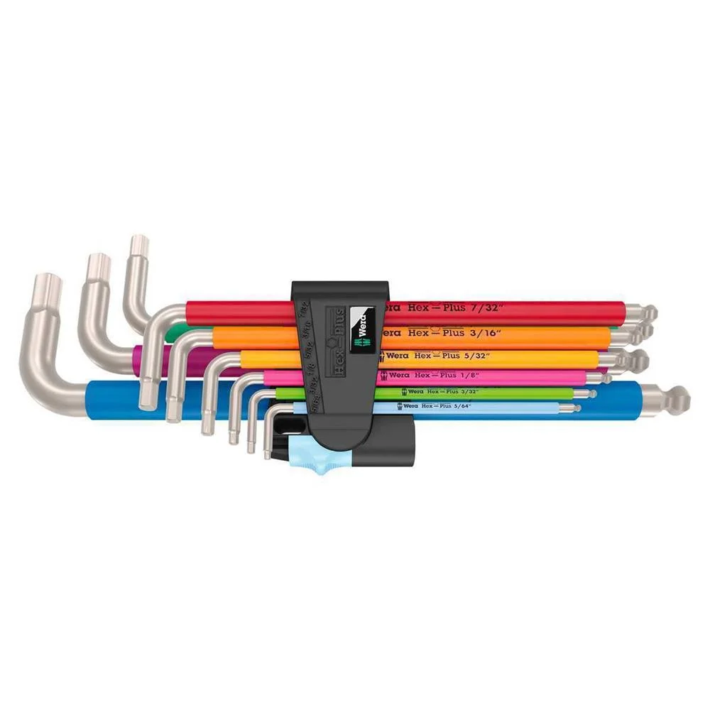 Wera 3950/9 Hex-plus Multicor Imperial Inox 1