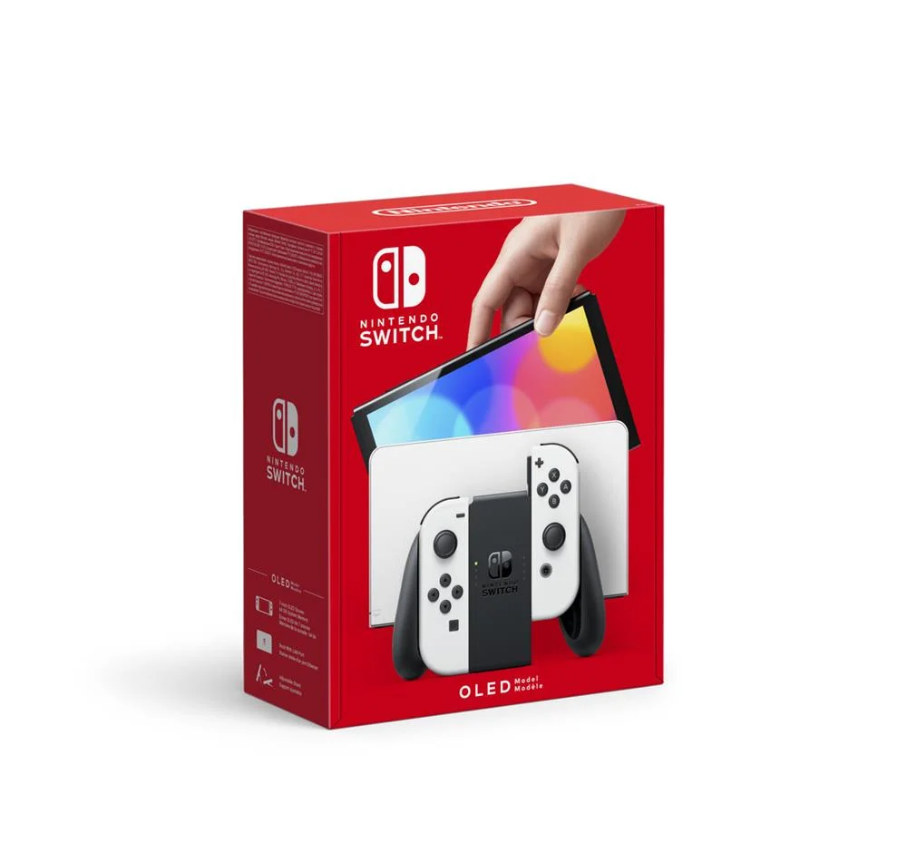 Nintendo Switch Oled White Portable Gaming Consol.