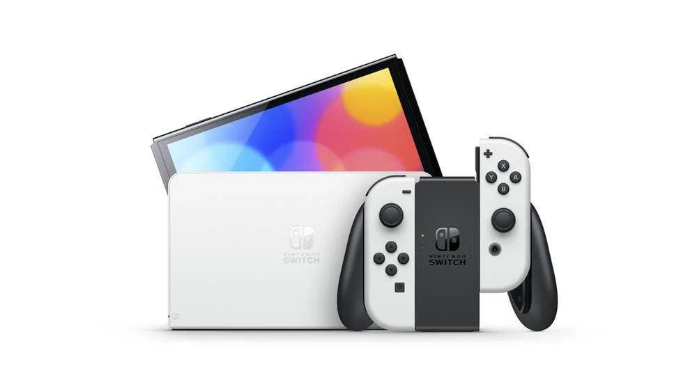 Nintendo Switch Oled White Portable Gaming Consol.
