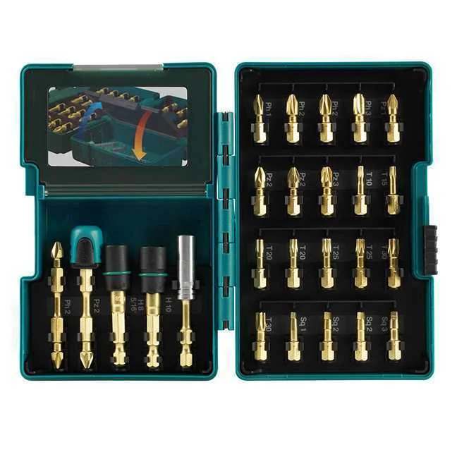 Conjunto De Bits De Torção Makita B-49921 De 26