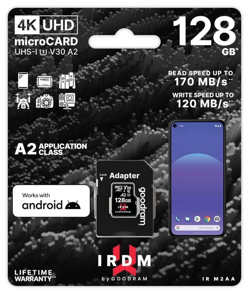 Cart&atilde;o de Mem&oacute;ria Goodram Ir-M2aa-1280r12 128gb