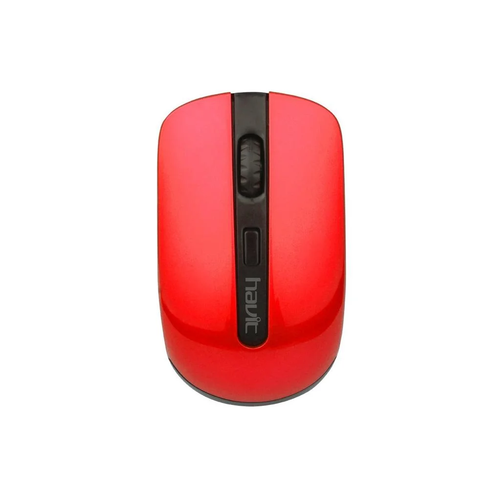 Rato Wireless Universal 1600 Dpi Vermelho - Havit