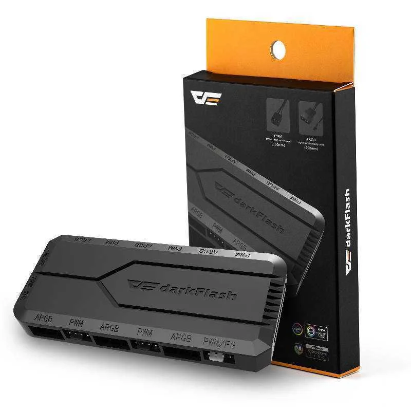 Controlador Darkflash Rc2 RGB Pwm para Computador