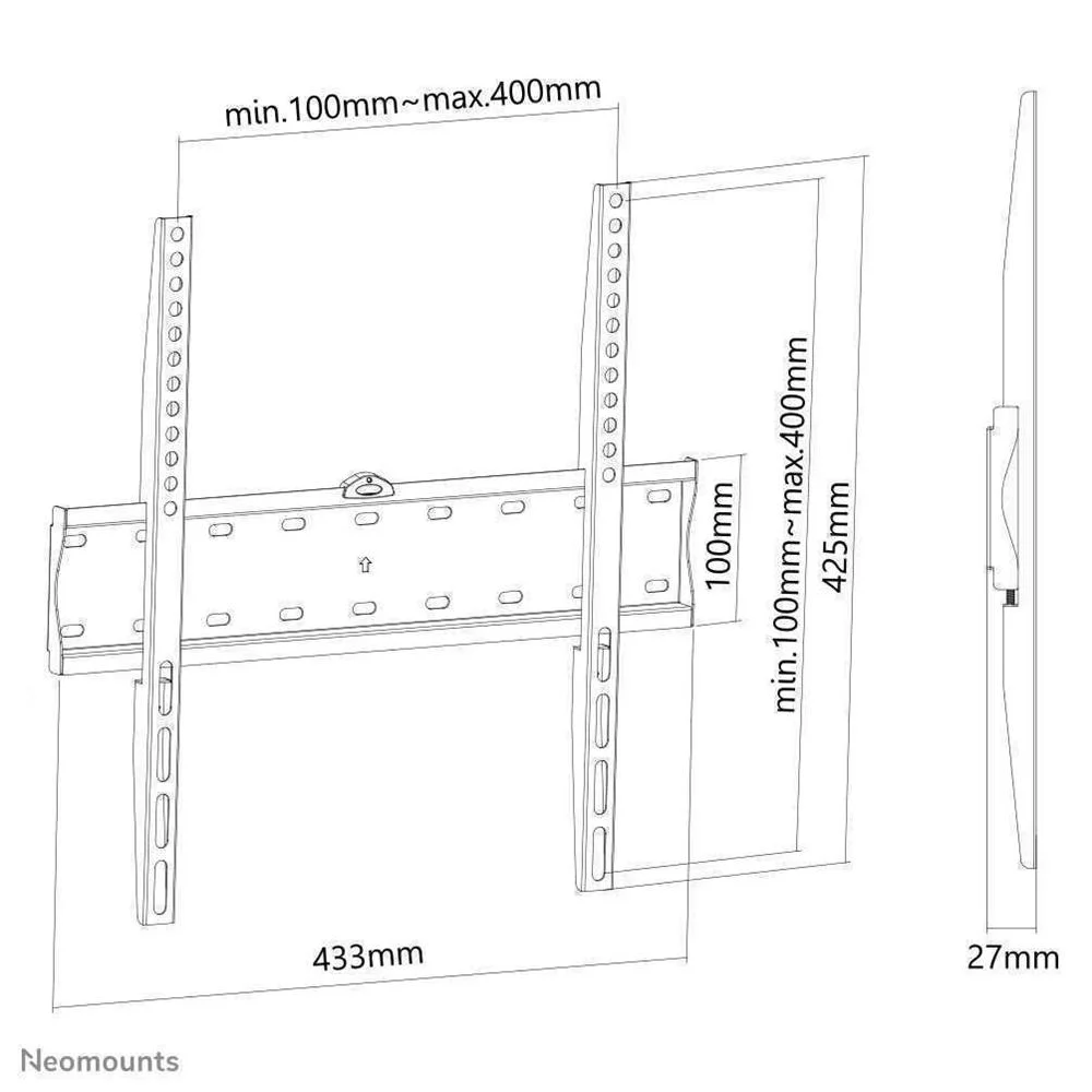 Newstar Flat Screen Wall Mount Wall