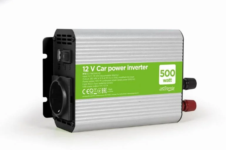 Power Inverter Car 12v 500w/Eg-Pwc500-01 Gembird