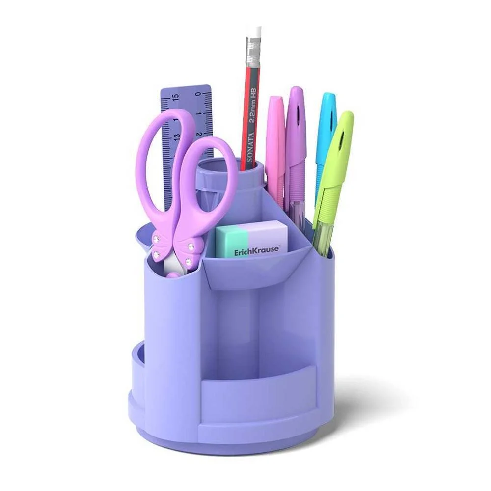 Erichkrause Mini Desk Porta-Lápis Plástico Violeta
