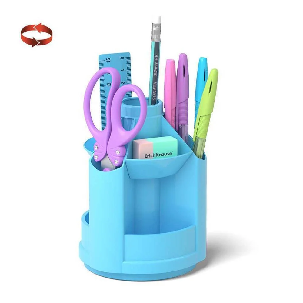 Erichkrause Mini Desk Porta-Lápis Plástico Azul