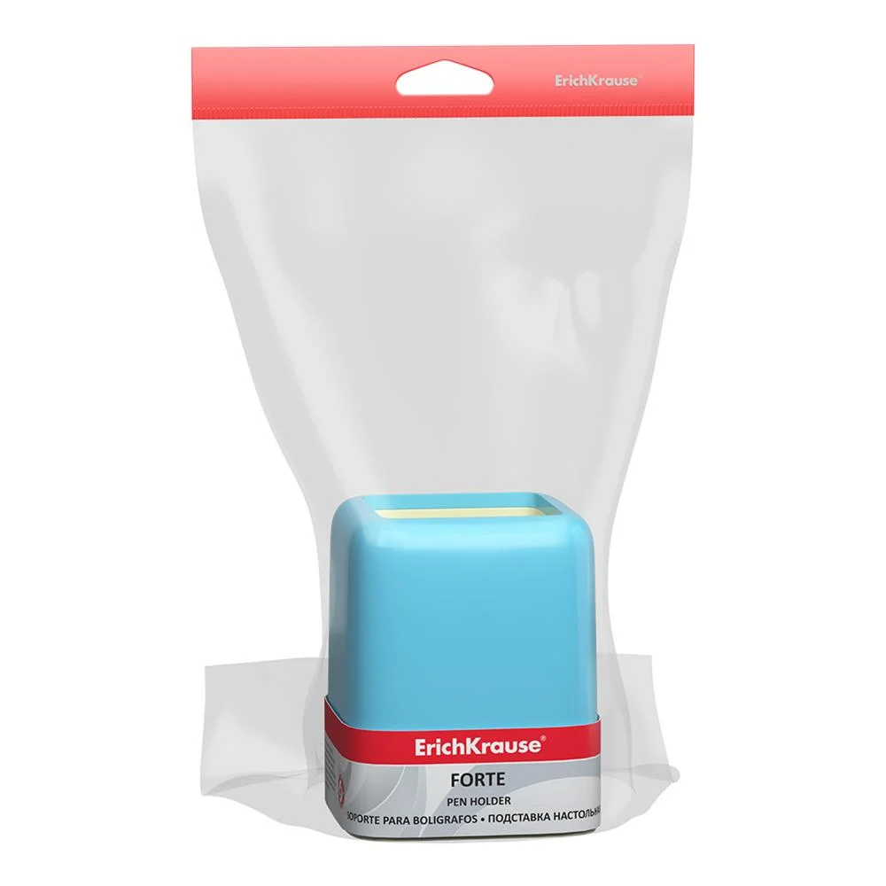 Erichkrause Forte Porta-Lápis Plástico Azul, Amar.