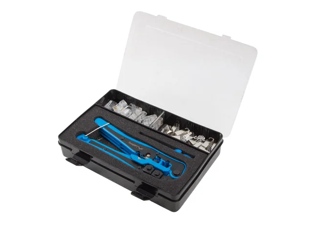 Lanberg Nt-0303 Cable Crimper Tool Set Black  Blue