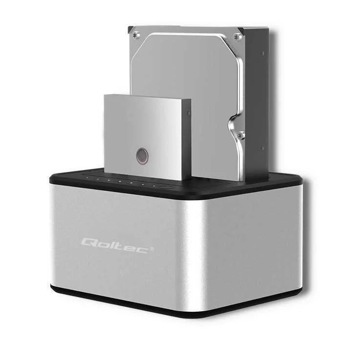 Qoltec 5316 2x Hdd / Ssd Docking Station | 2.5  /.