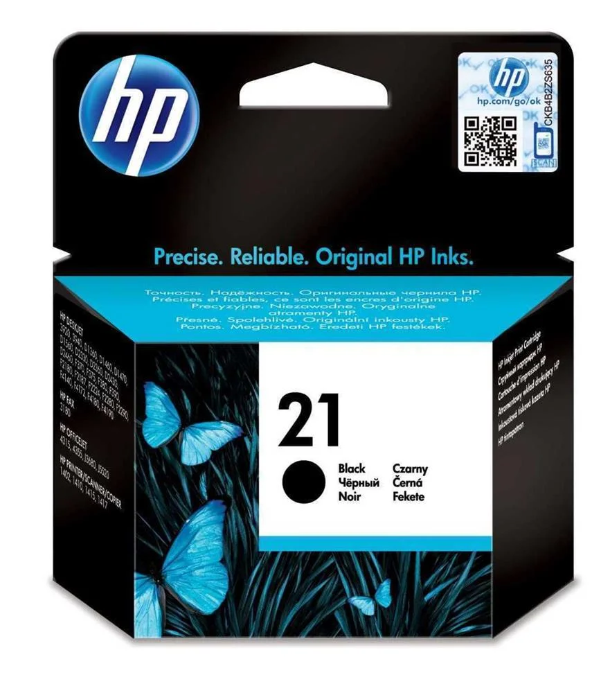 Tinteiro de Tinta Original Hp C9351ae#301 Preto 