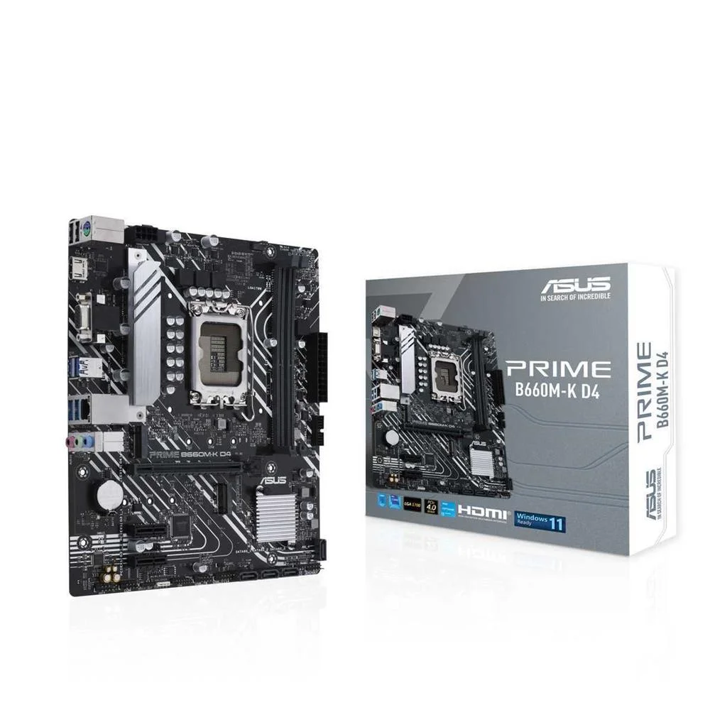 Placa Base Asus 1700 Prime B660m-K D4