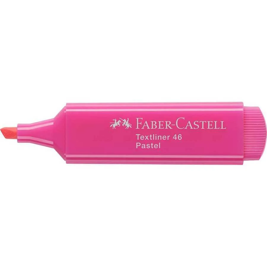 Marcador Fluor Textliner Rosa Pastel Faber Castel.