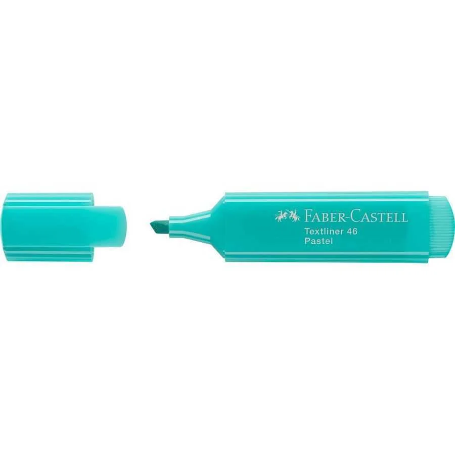 Fluor Marker Textliner Turquoise Pastel Faber Cas.