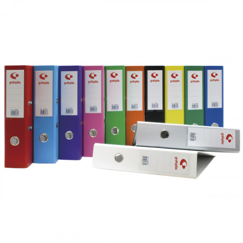 Archivador Palanca 65 Color Blanco A4 Lomo Ancho 290x320x75 Grafoplas 17269570