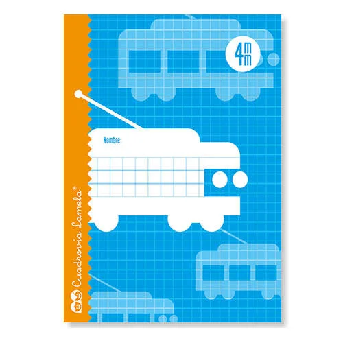 Caderno de Capa Básica 4º Folhado 4 Mm 30 Folhas .