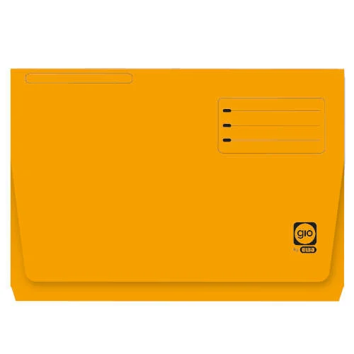 Subpasta com Saco Intenso e Flap 320 Grs Amarelo .