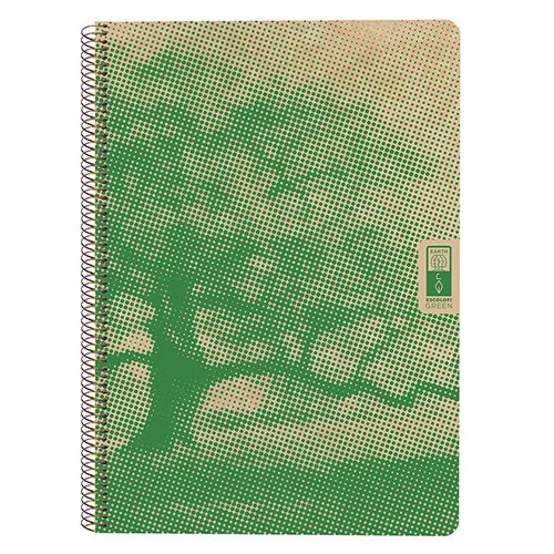 Cuaderno Espiral Din-A4 Reciclado Fsc 80 Hojas 80.