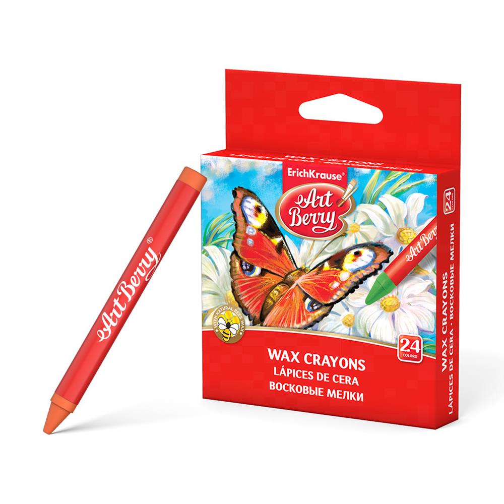 Estuche de Ceras de Plástico 24 Colores Artberry 34931
