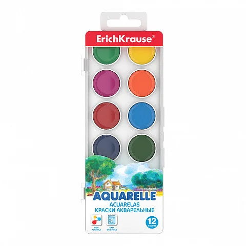 Caja Acuarelas 12 Colores Erich Krause 50581