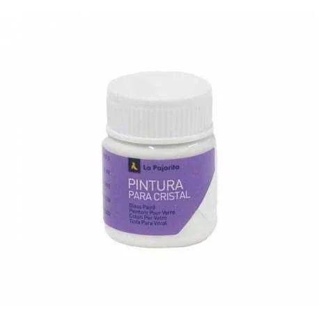 PINTURA PARA CRISTAL AL AGUA CA-01 BLANCO. 25ML L.