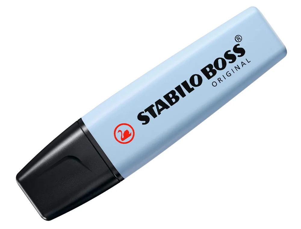 Marcador Fluorescente Boss Pastel Azul Nublado St.