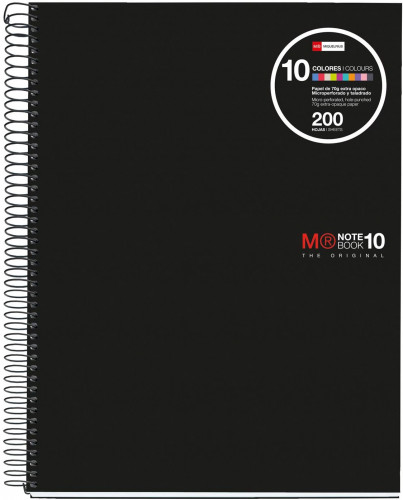 Caderno Espiral Nb-10 A4 200 Folhas 5x5mm Polipro.