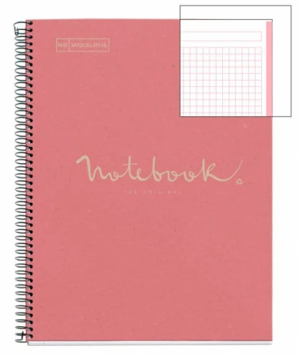 CUADERNO 100% RECICLADO NB-1 A4 80HOJAS ECOROSA E.