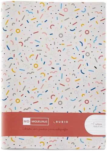 Cuaderno Grapado 4º 32hojas Pauta 4mm Mr Con Ejer.