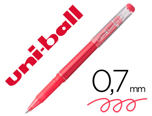 ROLLER GEL BORRABLE UF-222 0,7 MM. ROJO UNI-BALL .