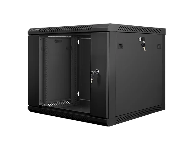Armario Rack Lanberg 9u 600x600x501 Auto Ensambla.