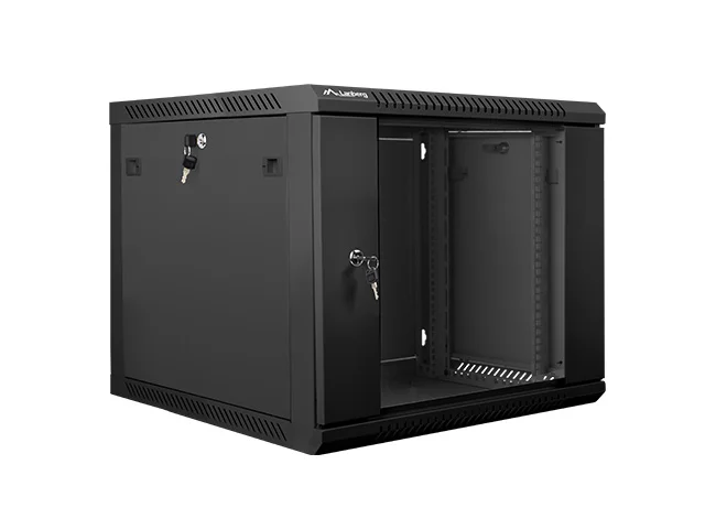 Armario Rack Lanberg 9u 600x600x501 Auto Ensambla.