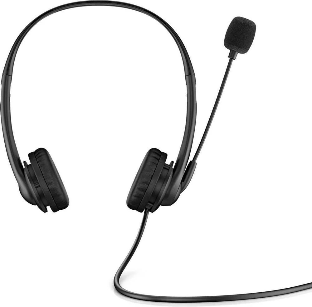 Auriculares com Microfone Hp 428k6AA Preto 
