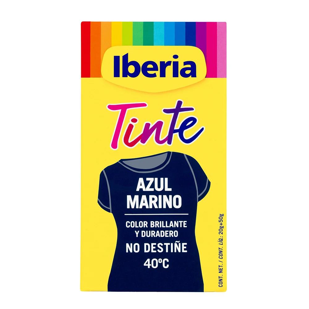 Tinta para tecido Azul marinho 40ºC Iberia