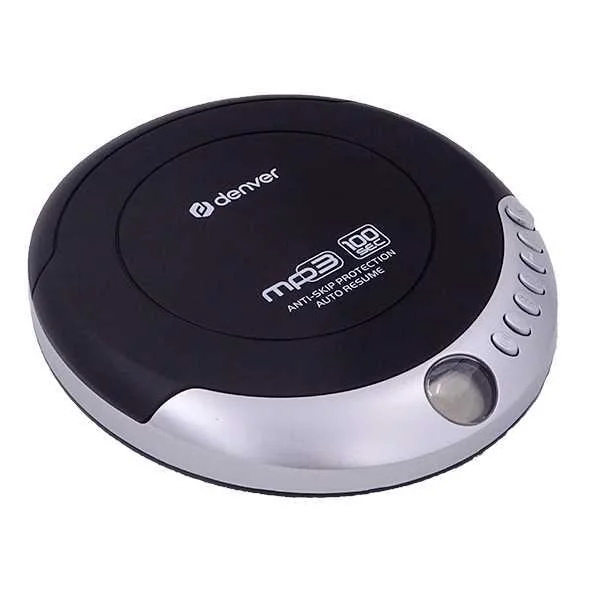 Denver Dmp-391 Leitor de Cd Portátil Preto, Cinzen