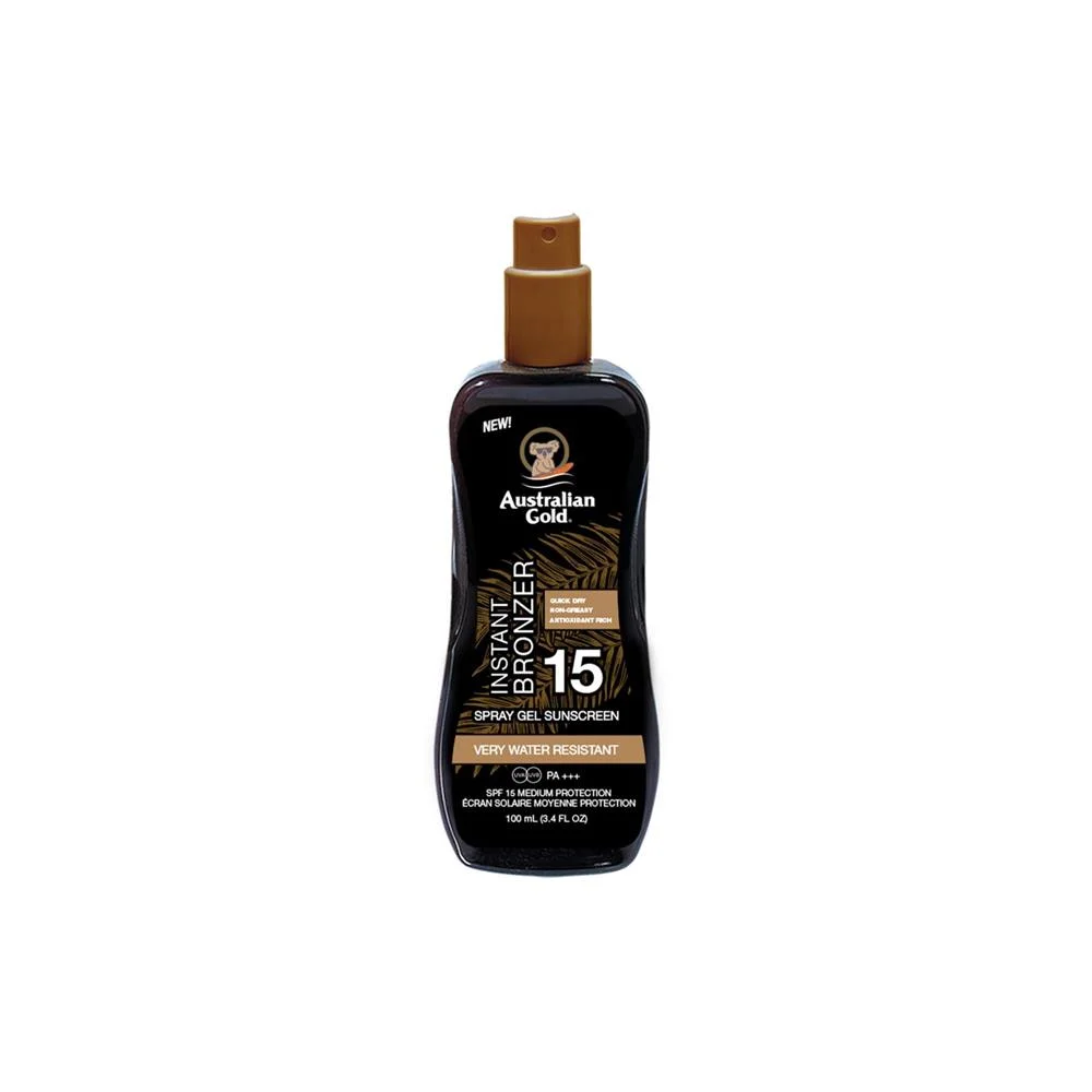 Gel Spray Bronzeador Instantâneo Ouro Australiano.