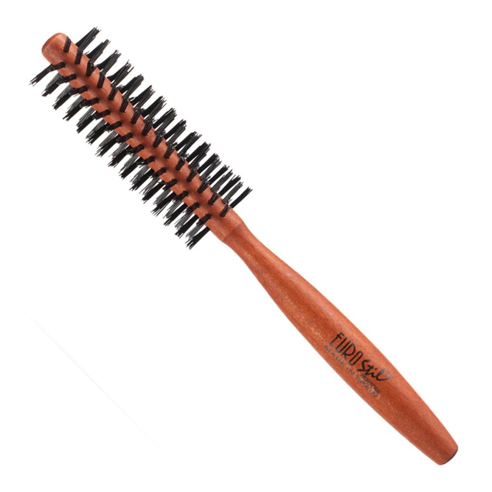 Escova de Madeira Circular Eurostil 12mm Nylon 1un