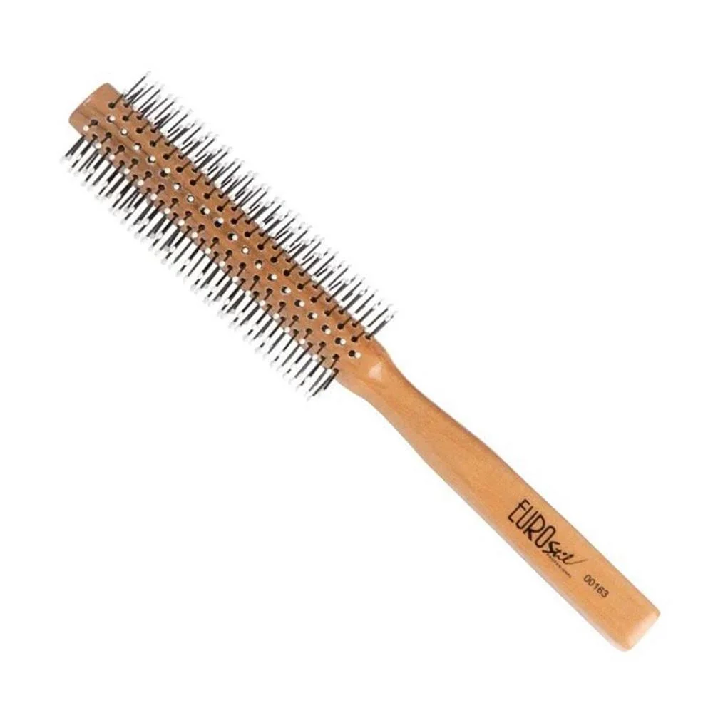 EUROSTIL MADERA CEPILLO DE PELO PUA NYLON BOLA 15.