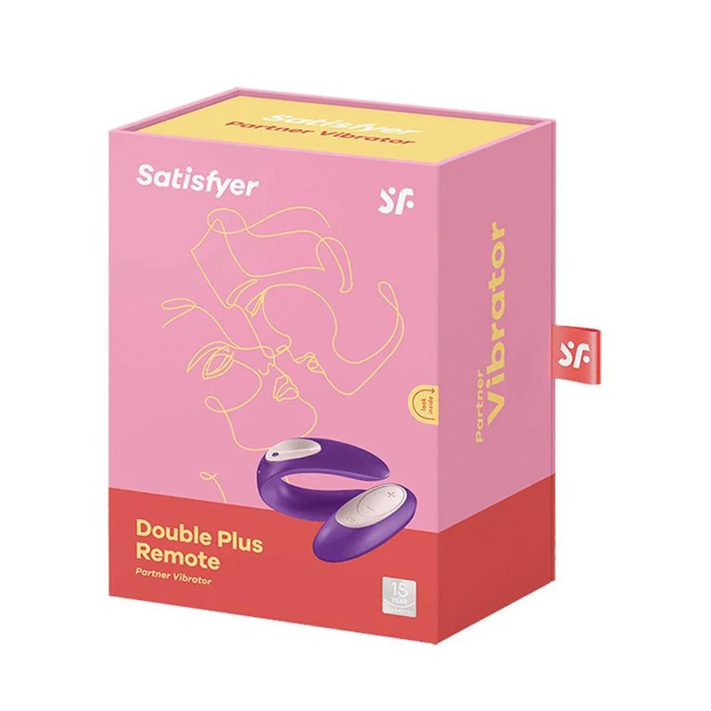 Vibrador Dupla Estimulação Satisfyer Partner Plus.