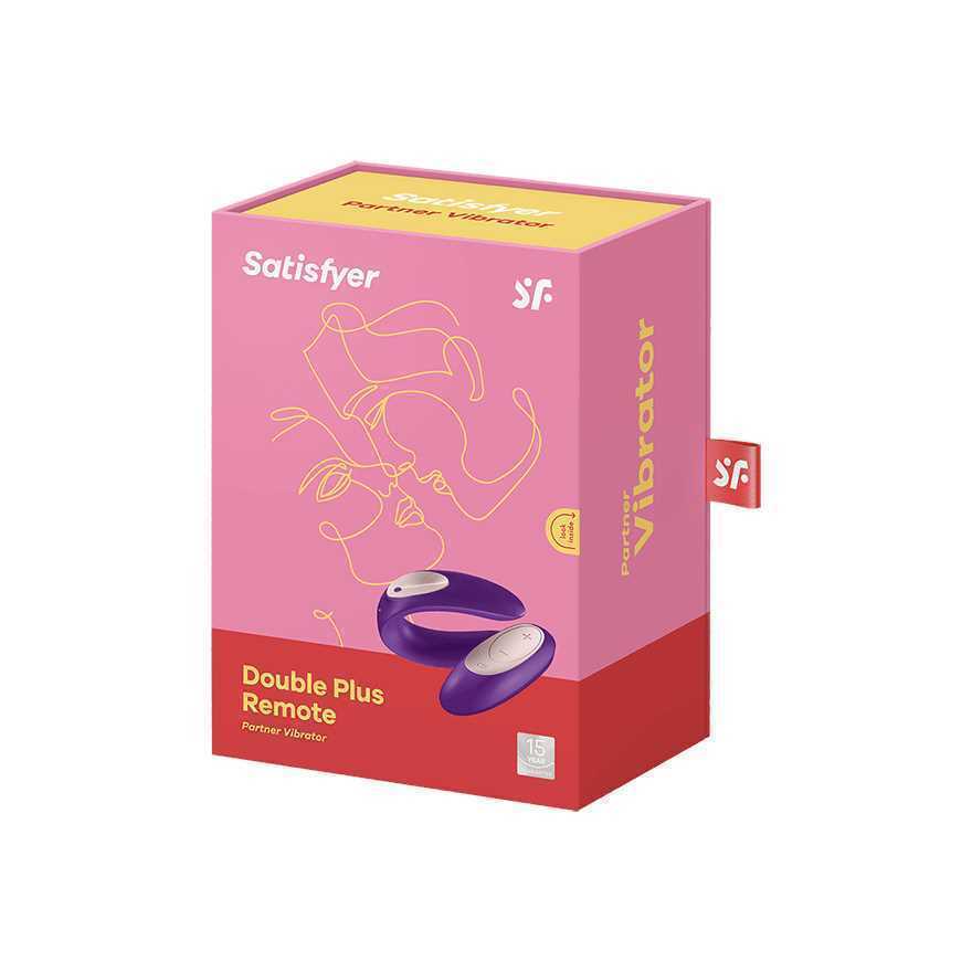 Vibrador Dupla Estimulação Satisfyer Partner Plus.