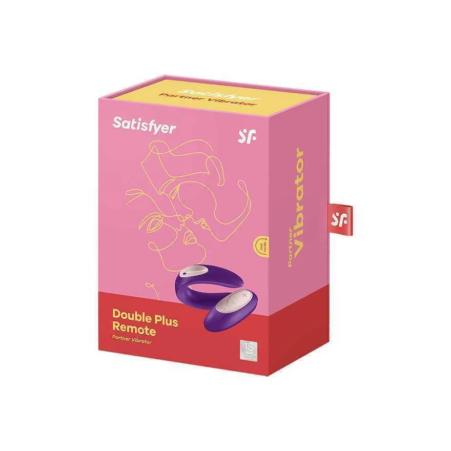 Vibrador Dupla Estimulação Satisfyer Partner Plus.