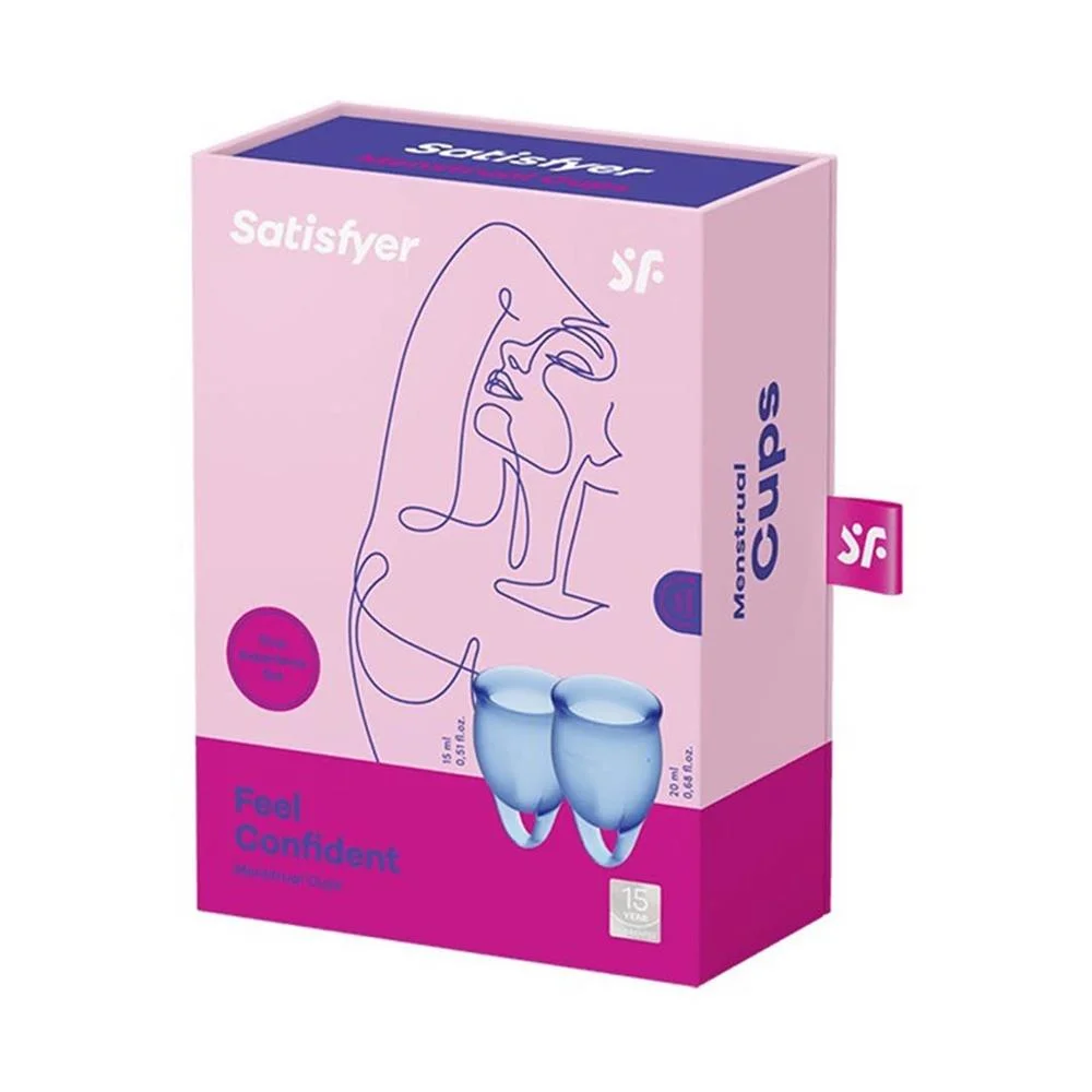 Kubeczek Feel Confident Menstrual Cup Set Dark Bl.