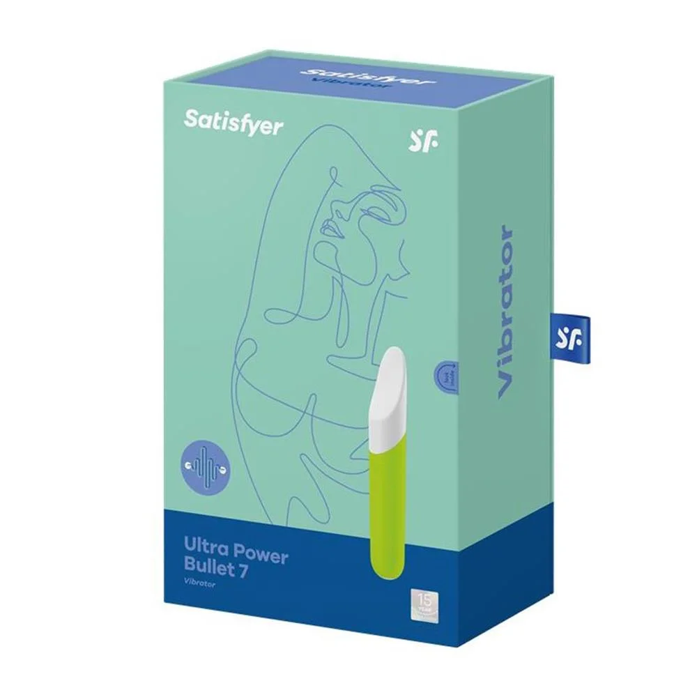 Bala Vibradora Ultra Power Satisfyer 7 Verde