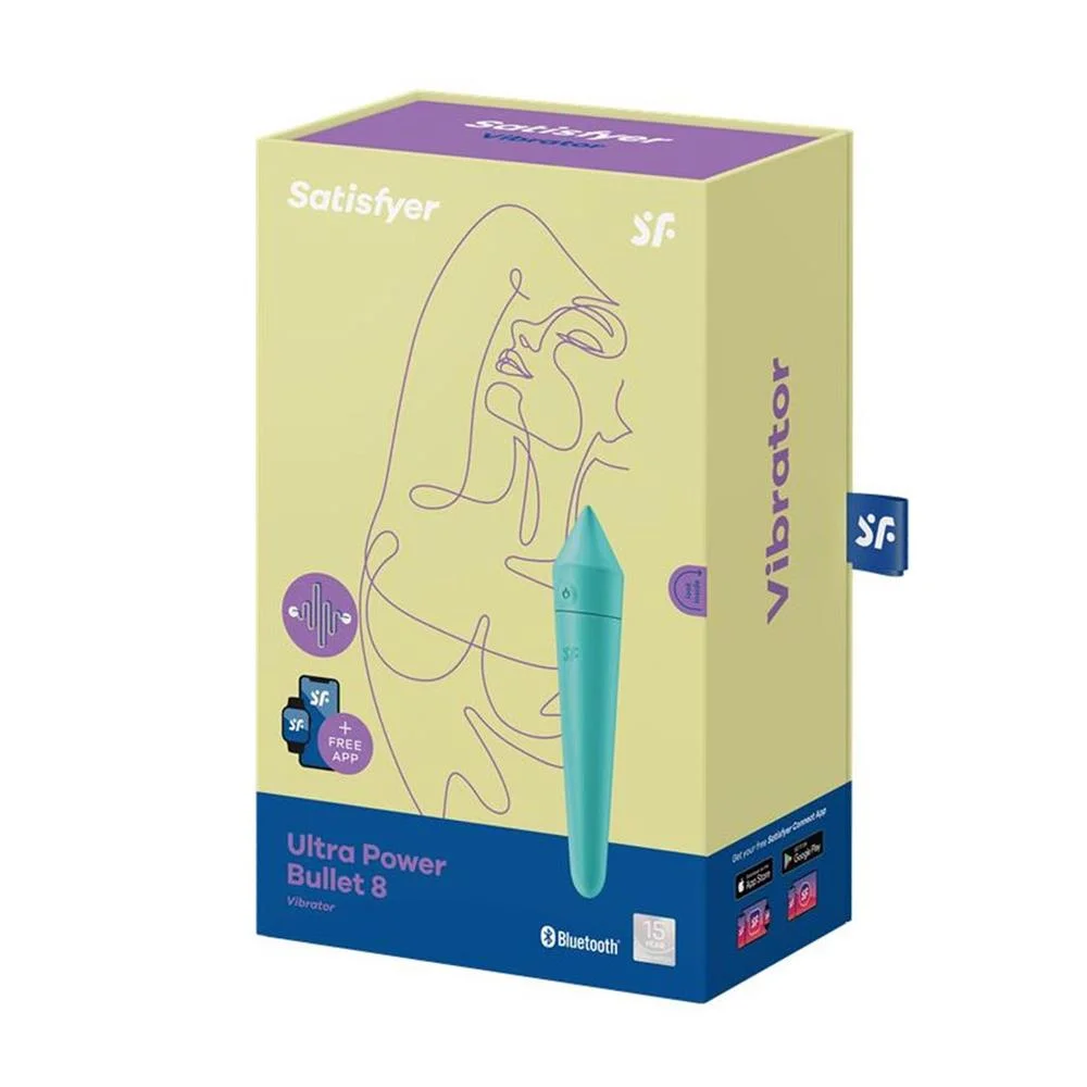 Bala Vibradora Ultra Power Satisfyer Turquesa 