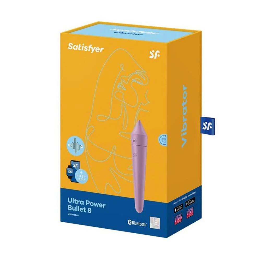 Bala Vibradora Ultra Power Satisfyer 8 Lilás 
