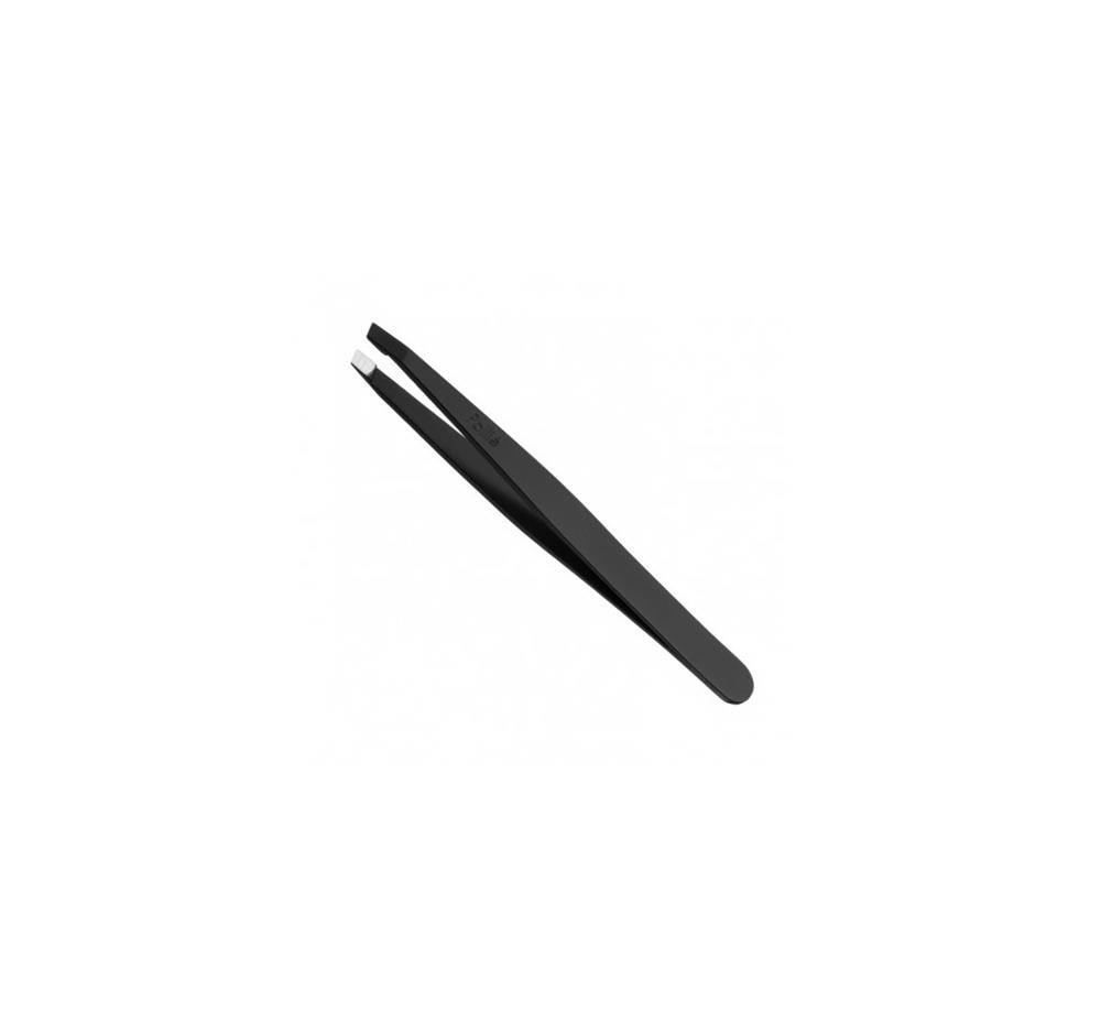 Pinças Depilatórias Pretas Inox Eurostil 1ml