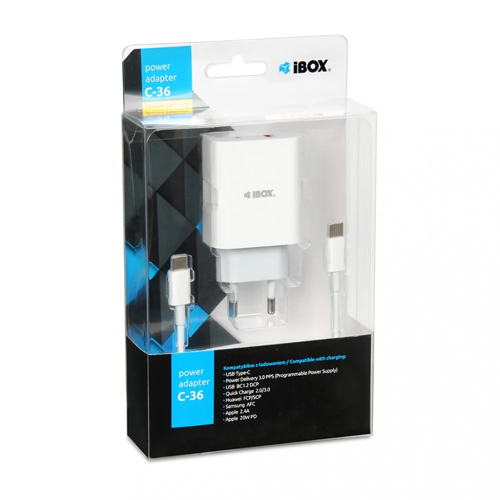 Travel Charger I-Box C-36 Pd20w  White
