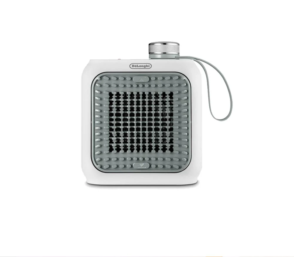 Electric Fan Heater Hfx10b03.Gr 350w (White/Grey) - Delonghi