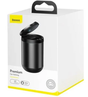 Cenicero de Coche Baseus LED Negro