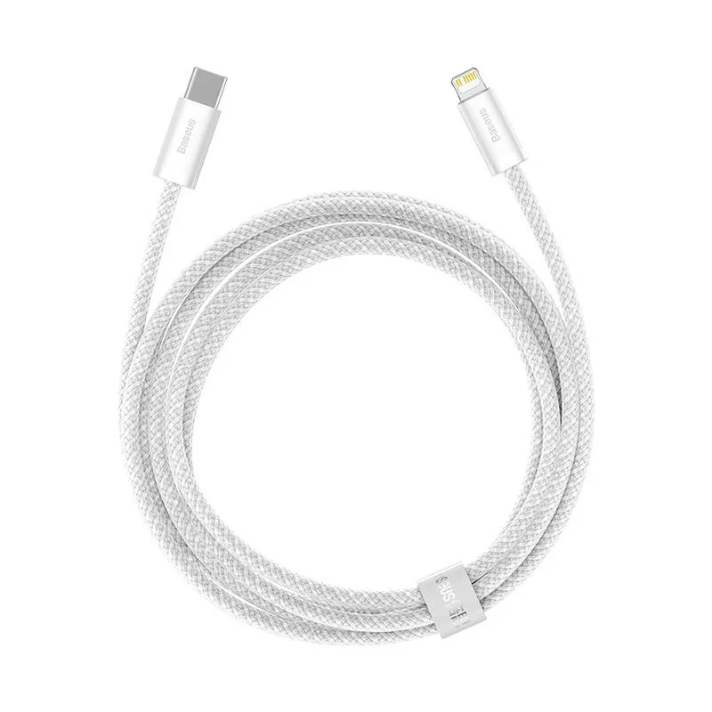 Cabo Lightning 20w 2m Baseus Dynamic Serie Blanco